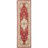 SAFAVIEH Antiquity Collection Area Rug – 5′ x 8′, Blue & Ivory, Handmade Traditional Oriental Wool, Ideal for High Traffic Areas in Living Room, Bedroom (AT520M)(Red/Grey)