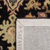 SAFAVIEH Area Rug 4×6 – Heritage Collection – Red, Handmade Wool, Traditional Oriental Medallion Design, Ideal for Living Room, Bedroom, Dining Space (HG625A)(Black/Gold)
