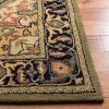 SAFAVIEH Area Rug 4×6 – Heritage Collection – Red, Handmade Wool, Traditional Oriental Medallion Design, Ideal for Living Room, Bedroom, Dining Space (HG625A)(Green/Light Brown)