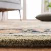 SAFAVIEH Area Rug 4×6 – Heritage Collection – Red, Handmade Wool, Traditional Oriental Medallion Design, Ideal for Living Room, Bedroom, Dining Space (HG625A)(Green/Light Brown)