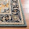SAFAVIEH Area Rug 4×6 – Heritage Collection – Red, Handmade Wool, Traditional Oriental Medallion Design, Ideal for Living Room, Bedroom, Dining Space (HG625A)(Grey/Green)