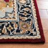 SAFAVIEH Area Rug 4×6 – Heritage Collection – Red, Handmade Wool, Traditional Oriental Medallion Design, Ideal for Living Room, Bedroom, Dining Space (HG625A)(Ivory/Red)
