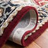 SAFAVIEH Area Rug 4×6 – Heritage Collection – Red, Handmade Wool, Traditional Oriental Medallion Design, Ideal for Living Room, Bedroom, Dining Space (HG625A)(Ivory/Red)