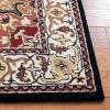 SAFAVIEH Area Rug 4×6 – Heritage Collection – Red, Handmade Wool, Traditional Oriental Medallion Design, Ideal for Living Room, Bedroom, Dining Space (HG625A)(Navy/Brown)