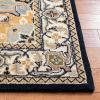 SAFAVIEH Area Rug 4×6 – Heritage Collection – Red, Handmade Wool, Traditional Oriental Medallion Design, Ideal for Living Room, Bedroom, Dining Space (HG625A)(Navy/Ivory)