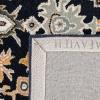 SAFAVIEH Area Rug 4×6 – Heritage Collection – Red, Handmade Wool, Traditional Oriental Medallion Design, Ideal for Living Room, Bedroom, Dining Space (HG625A)(Navy/Ivory)