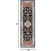 SAFAVIEH Area Rug 4×6 – Heritage Collection – Red, Handmade Wool, Traditional Oriental Medallion Design, Ideal for Living Room, Bedroom, Dining Space (HG625A)(Navy/Brown)