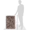SAFAVIEH Area Rug 4×6 – Paris Shag Collection – Sage, Handmade, Soft Flowing Pile, Ideal for Ideal for Hallway, Foyer, Entryway, Bedroom (SG511-1003)(Sable)
