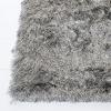 SAFAVIEH Area Rug 4×6 – Paris Shag Collection – Sage, Handmade, Soft Flowing Pile, Ideal for Ideal for Hallway, Foyer, Entryway, Bedroom (SG511-1003)(Silver)