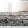 SAFAVIEH Area Rug 4×6 – Paris Shag Collection – Sage, Handmade, Soft Flowing Pile, Ideal for Ideal for Hallway, Foyer, Entryway, Bedroom (SG511-1003)(Silver)