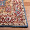 SAFAVIEH Area Rug 8×10 – Antiquity Collection – Large – Red & Blue, Handmade Wool, Traditional Design, Ideal for Living Room, Bedroom, Office, Dining Space (AT521Q)(Red/Blue)