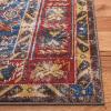 SAFAVIEH Area Rug 8×10 – Bijar Collection – Large – Brown & Royal, Traditional Oriental Distressed Design, Non-Shedding & Easy Cleaning, Ideal for Living Room, Bedroom, Office, Dining Space (BIJ621C)(Brown/Royal)