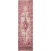 SAFAVIEH Area Rug 8×10 – Classic Vintage Collection – Large – Blue, Oriental Medallion Distressed Design, Non-Shedding & Easy Cleaning, Ideal for Living Room, Bedroom, Office, Dining Space (CLV113M)(Fuchsia)