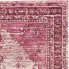 SAFAVIEH Area Rug 8×10 – Classic Vintage Collection – Large – Blue, Oriental Medallion Distressed Design, Non-Shedding & Easy Cleaning, Ideal for Living Room, Bedroom, Office, Dining Space (CLV113M)(Fuchsia)
