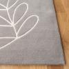 SAFAVIEH Area Rug 8×10 – Fifth Avenue Collection – Large – Ivory & Black Handmade Wool, Mid-Century Modern Design, Ideal for Living Room, Bedroom, Office, Dining Space (FTV111A)(Grey/Ivory)