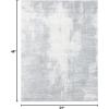 SAFAVIEH Area Rug 8×10 – Jasper Collection – Large – Grey & Gold, Modern Abstract Design, Non-Shedding & Easy Cleaning, Ideal for Living Room, Bedroom, Office, Dining Space (JSP101A)(Light Grey/Ivory)