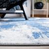 SAFAVIEH Area Rug 8×10 – Jasper Collection – Large – Grey & Gold, Modern Abstract Design, Non-Shedding & Easy Cleaning, Ideal for Living Room, Bedroom, Office, Dining Space (JSP101A)(Blue/Ivory)