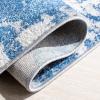 SAFAVIEH Area Rug 8×10 – Jasper Collection – Large – Grey & Gold, Modern Abstract Design, Non-Shedding & Easy Cleaning, Ideal for Living Room, Bedroom, Office, Dining Space (JSP101A)(Blue/Ivory)