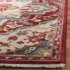 SAFAVIEH Area Rug 8×10 – Kashan Collection – Large – Blue & Beige, Traditional Oriental Design, Non-Shedding & Easy Cleaning, Ideal for Living Room, Bedroom, Office, Dining Space (KSN304B)(Red/Beige)