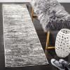 SAFAVIEH Area Rug 8×10 – Lurex Collection – Large – Black & Grey, Modern Abstract Design, Non-Shedding & Easy Cleaning, Ideal for Living Room, Bedroom, Office, Dining Space (LUR188Z)(Black/Grey)