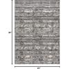 SAFAVIEH Area Rug 8×10 – Lurex Collection – Large – Black & Grey, Modern Abstract Design, Non-Shedding & Easy Cleaning, Ideal for Living Room, Bedroom, Office, Dining Space (LUR188Z)(Black/Grey)