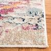 SAFAVIEH Area Rug 8×10 – Madison Collection – Large – Beige & Navy, Modern Abstract Design, Non-Shedding & Easy Cleaning, Ideal for Living Room, Bedroom, Office, Dining Space (MAD454A)(Light Blue / Orange)