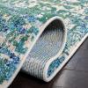 SAFAVIEH Area Rug 8×10 – Madison Collection – Large – Grey & Blue, Modern Abstract Design, Non-Shedding & Easy Cleaning, Ideal for Living Room, Bedroom, Office, Dining Space (MAD471F)(Green/Turquoise)