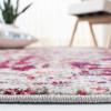 SAFAVIEH Area Rug 8×10 – Madison Collection – Large – Grey & Blue, Modern Abstract Design, Non-Shedding & Easy Cleaning, Ideal for Living Room, Bedroom, Office, Dining Space (MAD471F)(Beige/Wine)