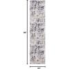 SAFAVIEH Area Rug 8×10 – Madison Collection – Large – Grey & Blue, Modern Abstract Design, Non-Shedding & Easy Cleaning, Ideal for Living Room, Bedroom, Office, Dining Space (MAD471F)(Beige/Purple)