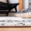 SAFAVIEH Area Rug 8×10 – Tulum Collection – Large – Ivory & Black, Moroccan Boho Distressed Design, Non-Shedding & Easy Cleaning, Ideal for Living Room, Bedroom, Office, Dining Space (TUL229B)(Ivory/Black)
