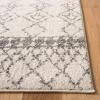 SAFAVIEH Area Rug 8×10 – Tulum Collection – Large – Ivory & Black, Moroccan Boho Distressed Design, Non-Shedding & Easy Cleaning, Ideal for Living Room, Bedroom, Office, Dining Space (TUL229B)(Ivory/Grey)