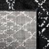 SAFAVIEH Area Rug 8×10 – Tulum Collection – Large – Ivory & Black, Moroccan Boho Distressed Design, Non-Shedding & Easy Cleaning, Ideal for Living Room, Bedroom, Office, Dining Space (TUL229B)(Black/Ivory)