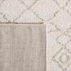 SAFAVIEH Area Rug 8×10 – Tulum Collection – Large – Ivory & Black, Moroccan Boho Distressed Design, Non-Shedding & Easy Cleaning, Ideal for Living Room, Bedroom, Office, Dining Space (TUL229B)(Ivory/Sage)