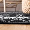 SAFAVIEH Area Rug 8×10 – Tulum Collection – Large – Ivory & Black, Moroccan Boho Distressed Design, Non-Shedding & Easy Cleaning, Ideal for Living Room, Bedroom, Office, Dining Space (TUL229B)(Black/Ivory)