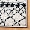 SAFAVIEH Area Rug 8×10 – Tulum Collection – Large – Ivory & Black, Moroccan Boho Distressed Design, Non-Shedding & Easy Cleaning, Ideal for Living Room, Bedroom, Office, Dining Space (TUL229B)(Ivory/Black)