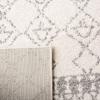 SAFAVIEH Area Rug 8×10 – Tulum Collection – Large – Ivory & Black, Moroccan Boho Distressed Design, Non-Shedding & Easy Cleaning, Ideal for Living Room, Bedroom, Office, Dining Space (TUL229B)(Ivory/Grey)