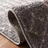 SAFAVIEH Area Rug 8×10 – Tulum Collection – Large – Ivory & Black, Moroccan Boho Distressed Design, Non-Shedding & Easy Cleaning, Ideal for Living Room, Bedroom, Office, Dining Space (TUL229B)(Grey/Ivory)