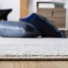 SAFAVIEH Area Rug 8×10 – Tulum Collection – Large – Ivory & Black, Moroccan Boho Distressed Design, Non-Shedding & Easy Cleaning, Ideal for Living Room, Bedroom, Office, Dining Space (TUL229B)(Ivory/Light Grey)