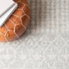 SAFAVIEH Area Rug 8×10 – Tulum Collection – Large – Ivory & Black, Moroccan Boho Distressed Design, Non-Shedding & Easy Cleaning, Ideal for Living Room, Bedroom, Office, Dining Space (TUL229B)(Light Grey/Ivory)