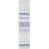 SAFAVIEH Area Rug 8×10 – Tulum Collection – Large – Ivory & Black, Moroccan Boho Distressed Design, Non-Shedding & Easy Cleaning, Ideal for Living Room, Bedroom, Office, Dining Space (TUL229B)(Ivory/Navy)