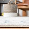 SAFAVIEH Area Rug 8×10 – Tulum Collection – Large – Ivory & Grey, Moroccan Boho Distressed Design, Non-Shedding & Easy to Clean, Ideal for Living Room, Bedroom, Dining Space (TUL271A)(Ivory/Teal)