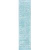 SAFAVIEH Area Rug 8×10 – Tulum Collection – Large – Ivory & Grey, Moroccan Boho Distressed Design, Non-Shedding & Easy to Clean, Ideal for Living Room, Bedroom, Dining Space (TUL271A)(Aqua/Ivory)