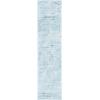 SAFAVIEH Area Rug 8×10 – Tulum Collection – Large – Ivory & Grey, Moroccan Boho Distressed Design, Non-Shedding & Easy to Clean, Ideal for Living Room, Bedroom, Dining Space (TUL271A)(Aqua Blue/Dark Grey)