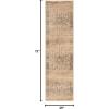 SAFAVIEH Area Rug 8×10 – Vintage Collection – Large – Warm Beige, Viscose, Distressed Design, Slip Resistant, Ideal for Living Room, Bedroom, Office, Dining Space (VTG113-660)(Warm Beige)