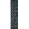 SAFAVIEH Area Rug 8×10 – Vintage Hamadan Collection – Large – Blue & Multi, Oriental Traditional Persian Design, Non-Shedding & Easy Cleaning, Ideal for Living Room, Bedroom, Dining Space (VTH212D)(Blue/Multi)