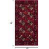 SAFAVIEH Area Rug 8×10 – Vintage Hamadan Collection – Large – Blue & Multi, Oriental Traditional Persian Design, Non-Shedding & Easy Cleaning, Ideal for Living Room, Bedroom, Dining Space (VTH212D)(Red/Multi)