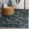SAFAVIEH Area Rug 8×10 – Vintage Hamadan Collection – Large – Blue & Multi, Oriental Traditional Persian Design, Non-Shedding & Easy Cleaning, Ideal for Living Room, Bedroom, Dining Space (VTH212D)(Blue/Multi)