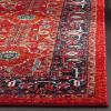 SAFAVIEH Area Rug 8×10 – Vintage Hamadan Collection – Large – Orange & Navy, Oriental Traditional Persian Design, Non-Shedding & Easy Cleaning, Ideal for Living Room, Bedroom, Dining Space (VTH220C)(Orange/Navy)