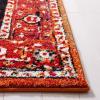 SAFAVIEH Area Rug 8×10 – Vintage Hamadan Collection – Large – Red & Orange, Traditional Oriental Medallion Design, Non-Shedding & Easy Cleaning, Ideal for Living Room, Bedroom, Dining Space (VTH259P)(Red/Orange)
