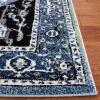 SAFAVIEH Area Rug 8×10 – Vintage Hamadan Collection – Large – Red & Orange, Traditional Oriental Medallion Design, Non-Shedding & Easy Cleaning, Ideal for Living Room, Bedroom, Dining Space (VTH259P)(Blue/Light Green)
